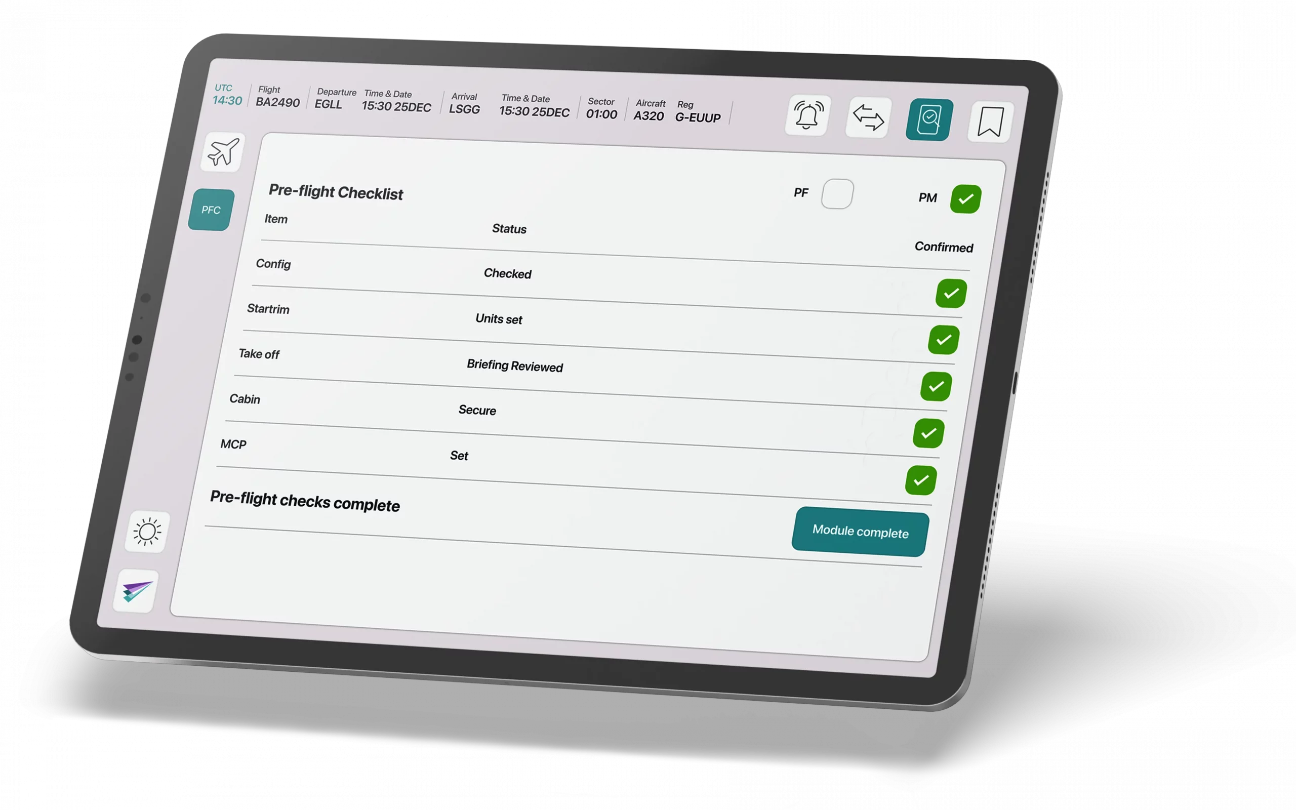 iPad E-Checklist iPad E-Checklist