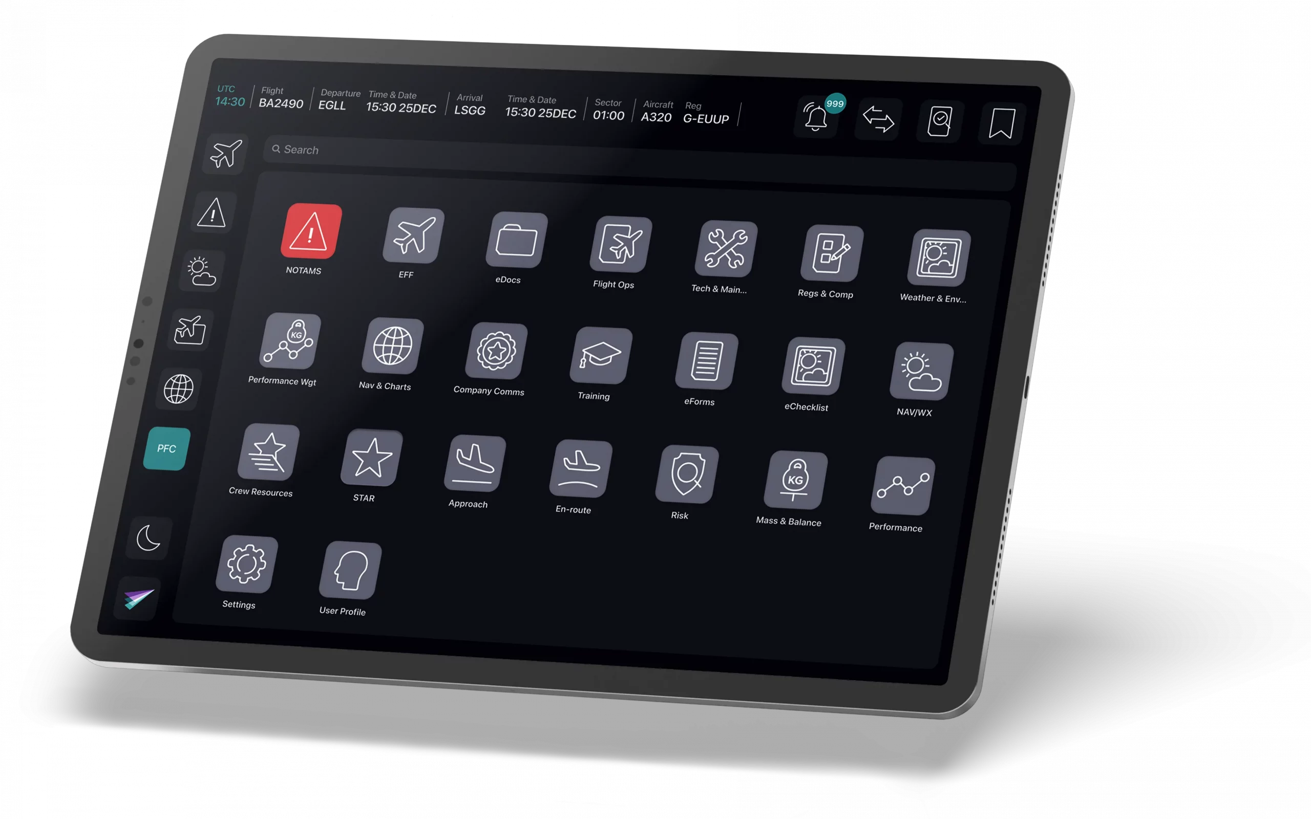 iPad Talora Night Mode